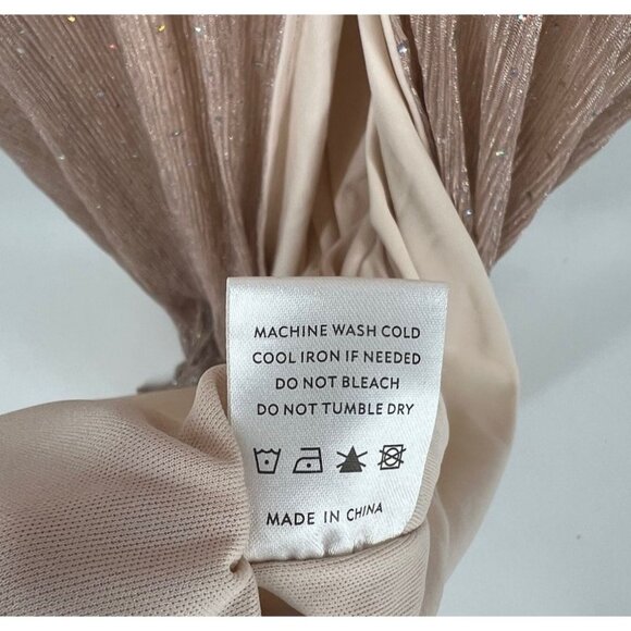 NEW Baltic Born Abigail Sparkle Gown in Champagne Size XL Maxi Formal - Picture 6 of 8